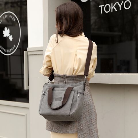 Canvas Single-shoulder Bag Fashion Messenger Bag Korean Style