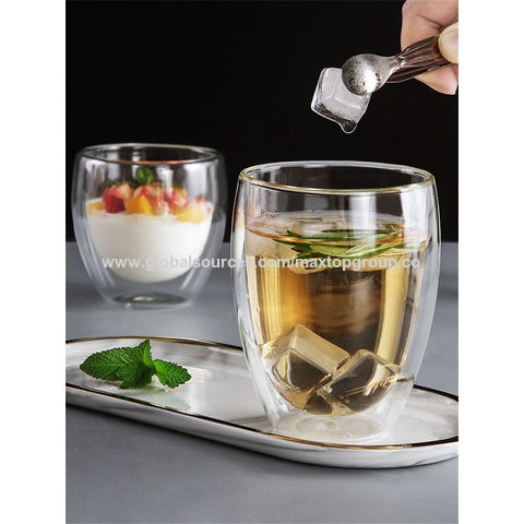 Buy Wholesale China Premium Double Wall Insulated Glass, Coffee Or Tea  Glass Mugs, Thermo Insulated Glass & Borosilicate Glass Tea Cup/coffee Mug  at USD 1.45