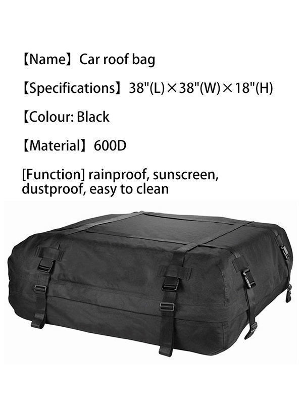 China 15 cubic feet Waterproof Car Roof Top Cargo Bag Car Roof Long