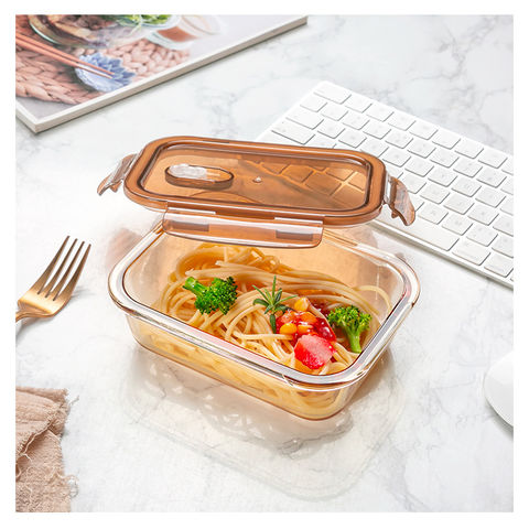 Buy Wholesale China Glass Food Containers Microwave Bento Box Food Storage  Box With Compartments Korean Style & Glass Lunch Box at USD 1.68