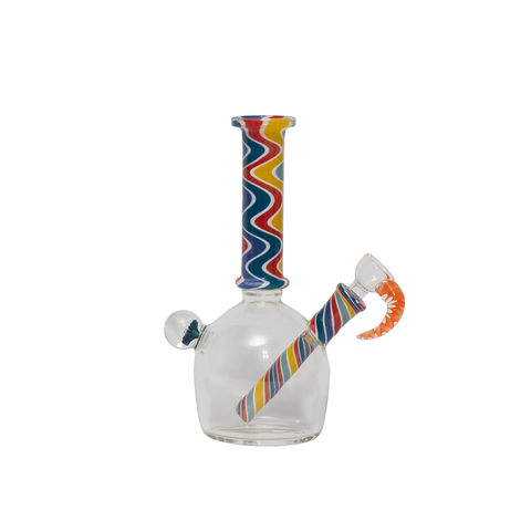 Hookah Glass Bong Water Pipe Thick Material For Smoking 6.7 Inch