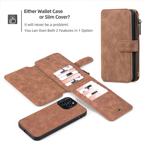 iPhone 13 Pro Max Louis Vuitton Zipper Wallet Folio Case - Luxury Phone Case  Shop