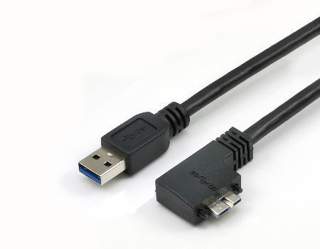 High flex machine vision Micro B Male to USB 3.0 A Type Data Cable with ...