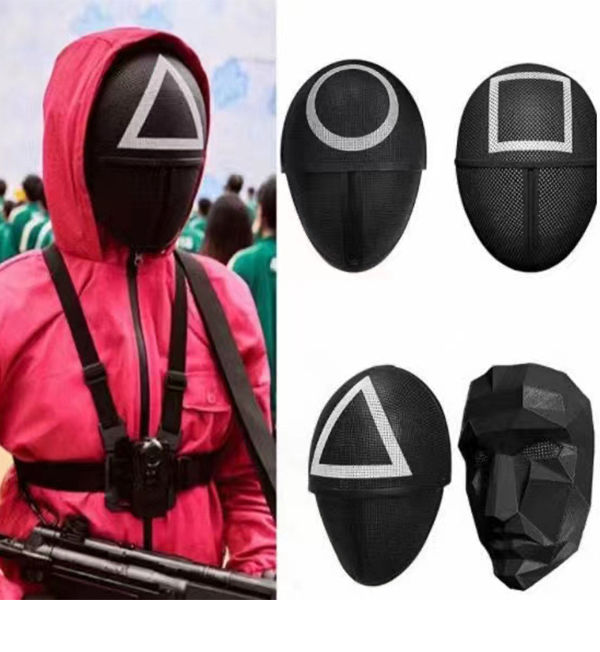 China Squid Game Mask Korean movie Squid Same Mask Halloween Gift