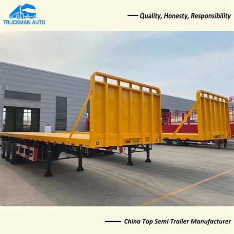 Buy Wholesale China 40Ft Container Transport Flatbed Semi Trailer With Truck  Head For Sale & Container Semi Trailer At Usd 11500 | Global Sources