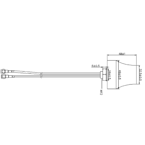 7-in-1 "Brick" All SMA Connectors | 4x 4G/5G, 2x2 WiFi & 1x GNSS | R2B - Arcadian