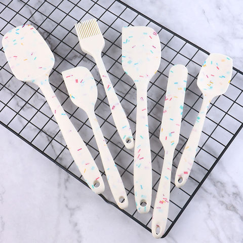 White Silicone Cooking Utensils Modern Western Style Premium Shovel  Spatulas New