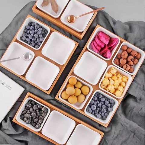 Plastic Dried Fruit Box Snack Tray Snack Platter Candy Box Food Storage  Boxes Fruit Plate Dried Fruit Tray Storage Organizer