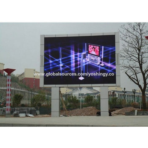  P6 outdoor video wall advertising full color led