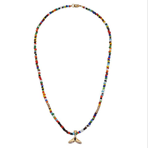 Compre Joyería Hecha A Mano, Collar De Cuentas Coloridas, Collar