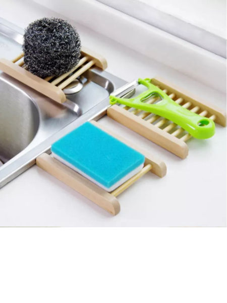 Plastic Soap Dish Holder Water Drain Tray Plate Storage Box Rack Container Tools 