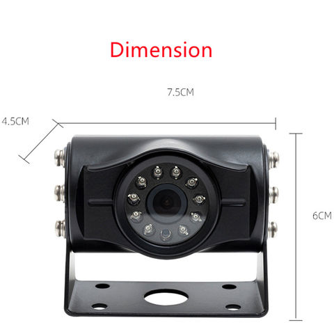Caméra de recul pour voiture AHD 720P, Angle 120°