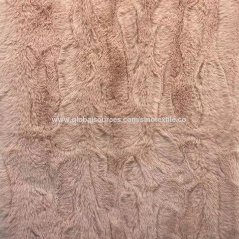 Fabric Wholesale Direct Rabbit Brown Faux Fur Fabric