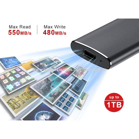 SSD Solid State Drive externo portátil SSD 500GB 1TB 2TB 4TB 6TB 8TB 10TB TYPE C USB3.1