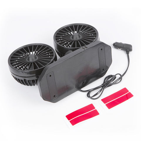 Buy Wholesale China 12v 24v Dc Dual Car Fans Air Cool Ventilador Para Auto  Vehicle Electronic Heater Car Air Fan & Car Air Fan at USD 4.99