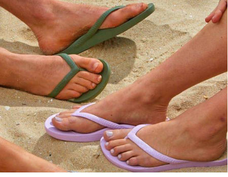 flip flops with high arch support