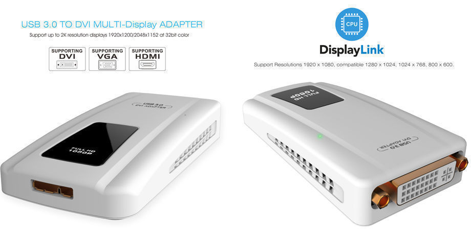 China USB 3.0 to DVI/HDMI/VGA Video Graphics Adapter for Multiple ...