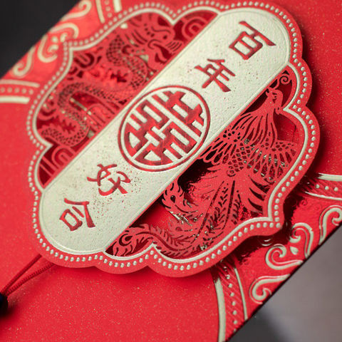 Custom Branded Wholesale Paper Chinese Red Envelope