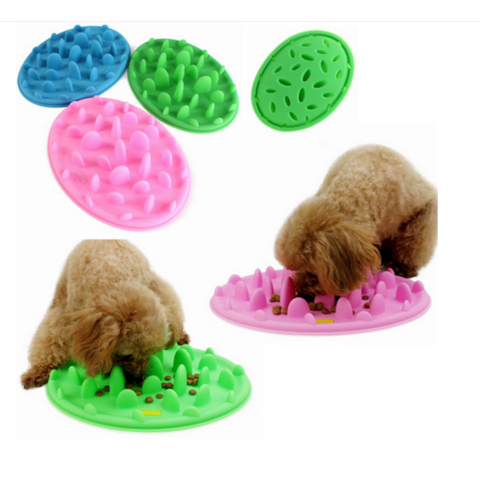 Buy Wholesale China No Spill Silicone Mat With Slow Feeder Dog Bowl And  Stainless Steel Water Bowl For Small Dogs Cats & Dog Licking Mat at USD  3.81