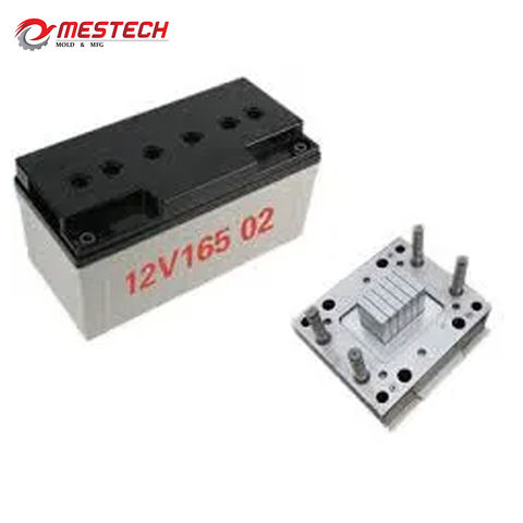 Molde de inyección de plástico para caja de batería de coche, molde para contenedor de batería de automóvil