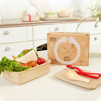 China Rice husk lunch box ecofriendly biodegradable leakproof children ...