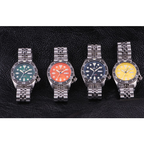 Saphir 20ATM Japan NH36 Automatik SKX007 C3 Vollfarbe Edelstahl Taucheruhr für Herren