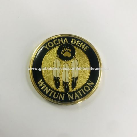 Moneda conmemorativa de desafío para regalos de celebración