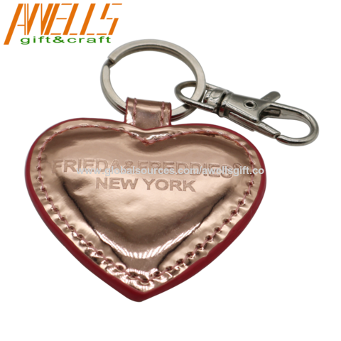 Wholesale Luxury PU Leather Horse Shape Keychain Pendant for