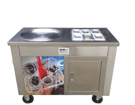 Buy Wholesale China Stainless Steel Clean And Healthy Fried Ice Cream  Machine Roll Ice Cream Machine & Roll Ice Cream Machine at USD 800