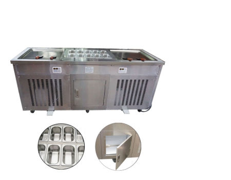 Buy Wholesale China Stainless Steel Clean And Healthy Fried Ice Cream  Machine Roll Ice Cream Machine & Roll Ice Cream Machine at USD 800