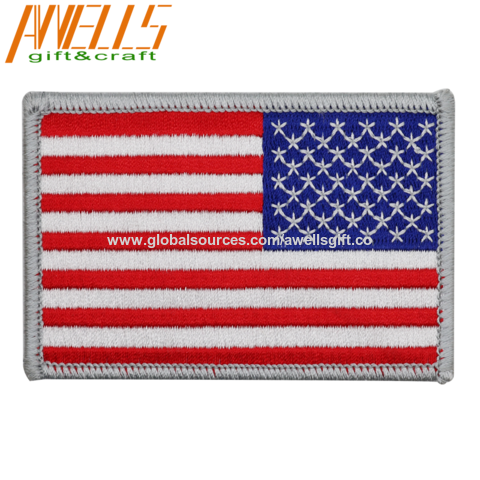 American Flag Patch United States of America, USA iron On Embroidered  Premium Quality Patch for Vest Jacket Uniform Costume Bags 