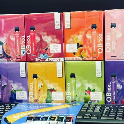 China 2500 puffs QB XXL disposable device pod pen 5% salt nicotine best