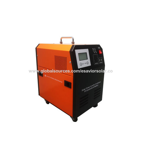 ESAVIOR Chargeur de Batterie 3 Étapes 300W Onduleur de Système d'Énergie Solaire Portable Hors Réseau