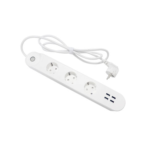 China Smart Power Strip WIFI& Bluetooth Power Strip EU Standard 3 ...