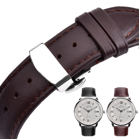 Wide Leather Watch Band for sale