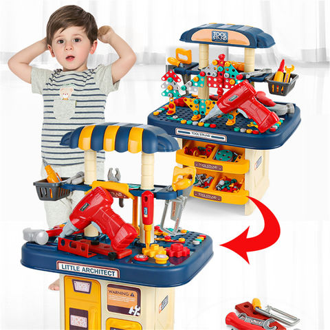 Ensemble d'outils de simulation pour garçons, jouet réaliste, établi, jeux d'outils pour enfants, meilleures ventes