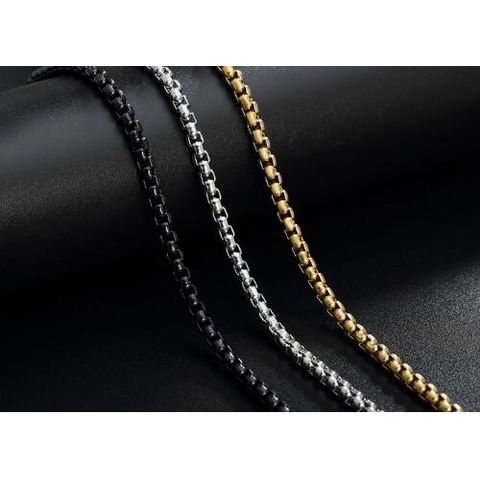 2017 joyería de moda cadena de acero inoxidable nuevo diseño de cadena de oro para hombres