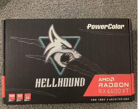 [BRAND NEW] PowerColor AMD <Radeon> RX 6600 XT Hellhound