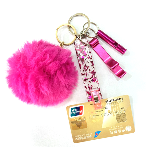 Buy Wholesale Bulk Girly Lipstick Type Glitter Pink And Black Pepper Spray  Keychain Ring Self Defense Holder Case Launcher System from Jinhua Ai Kou  Protective Equipment Co., Ltd., China