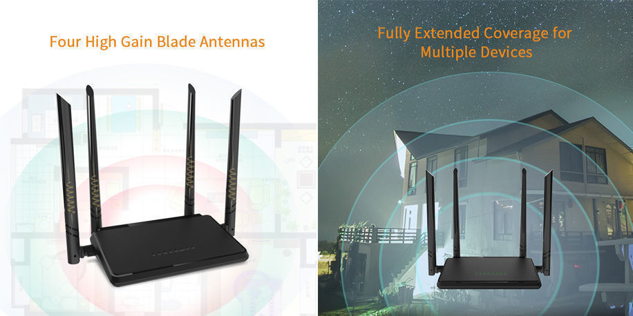 China 300Mbps Wireless Broadband Wi-Fi Router with 4 Antennas, CE/FCC ...