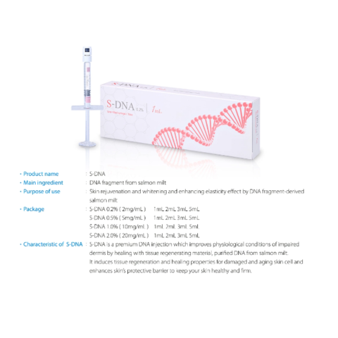 China H-DNA 2ml 0.5% PN Cell DNA Injection PDRN Solution Anti Aging ...