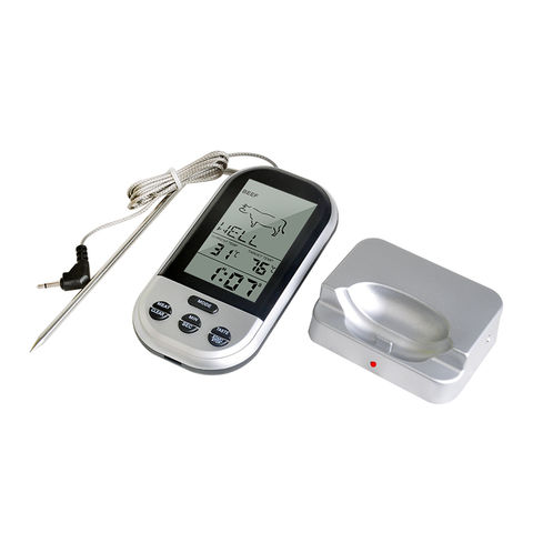 Source BFOUR Wireless Meat Thermometer for Grilling bbq meat thermometer  thermometer for meat oven with 3 Probes on m.