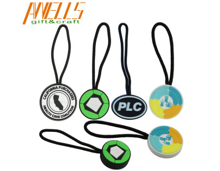 Buy Wholesale China Custom Design Logo Soft Pvc Zipper Sliders Slider And  Puller Pulls Logo Pullers Charms For Jacket & Pvc Zipper Pull at USD 0.6