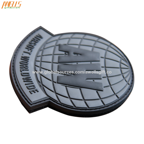 Bulk Buy China Wholesale 3d 2d Custom Pvc Logo Circle Patch With