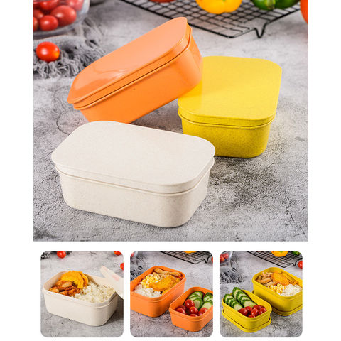 10pcs Degradable Paper Lunch Box Disposable Meal Prep Containers