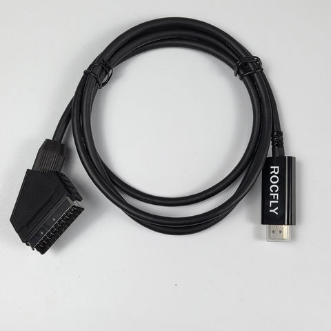 Black Hdmi To Scart Cable Male To Male Support 1080p Hdmi To Scart