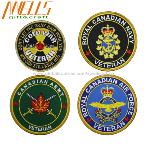 Embroidered Country Flag Patches Army Badge Patch 3D Tactical