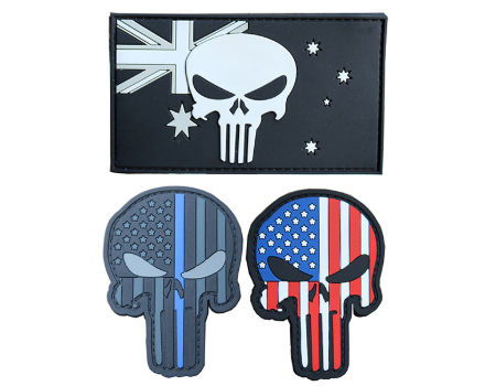 Skull Mexico Embroidered Patch Flag Armband Bag Matching Badge Iron Patches  for Clothing Sewing Embroidery Patches on Clothes
