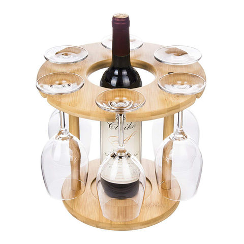 Buy Wholesale China Bamboo Wine Glass Holder,goblet Holder,wine Bottle  Holders,goblet Upside Down Storage Rack & Wine Glass Rack at USD 3.5