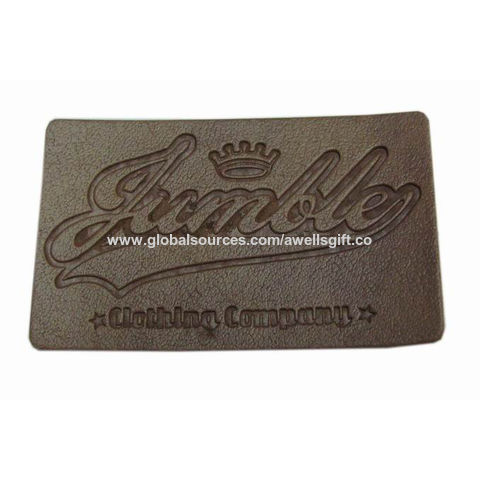 Custom Clothing Sew on Labels, Personalized Sewing Labels for Handmade Items,  PU Leather Labels for Knitted Items, Faux Leather Knitting Tag 